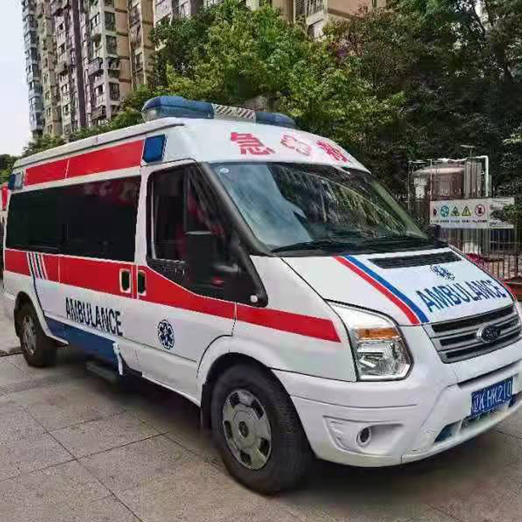 岷县长途救护车护送病人返乡